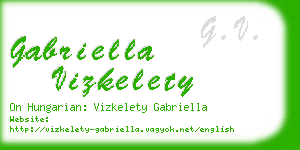 gabriella vizkelety business card